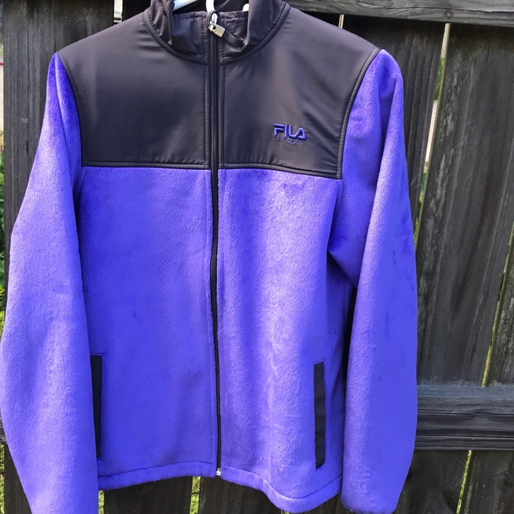 Lavender fila Sherpa fleece